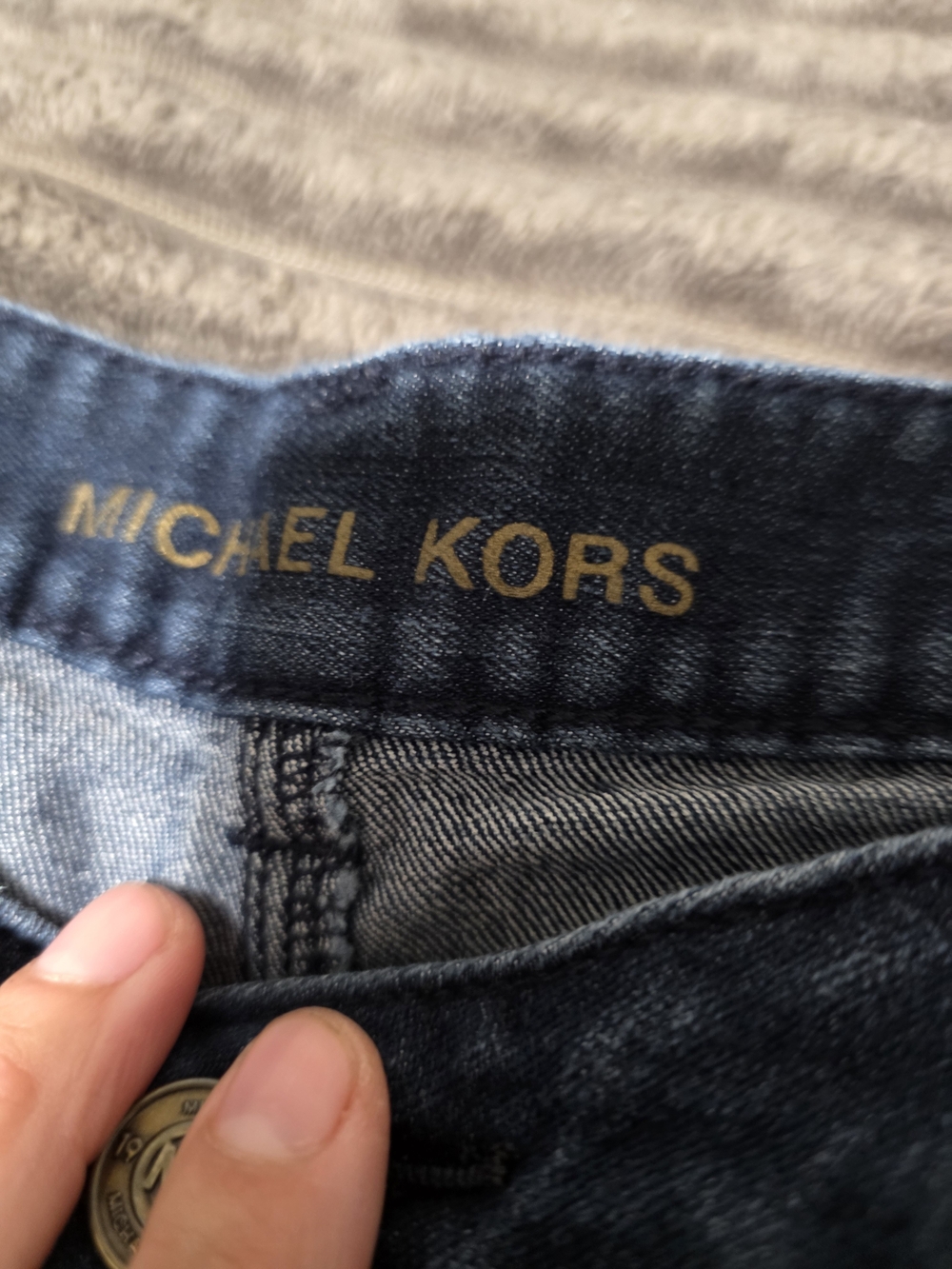 Michael Kors Kids Dark Blue Denim Jeans